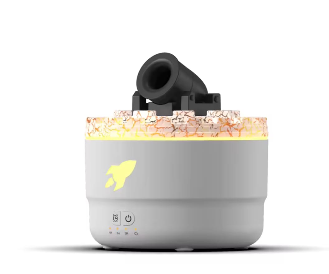 Cannon Aromatherapy Diffuser Jellyfish Spray Humidifier 7 Color Gradient Night Light Ultrasonic Essential Oil Aroma Diffuser